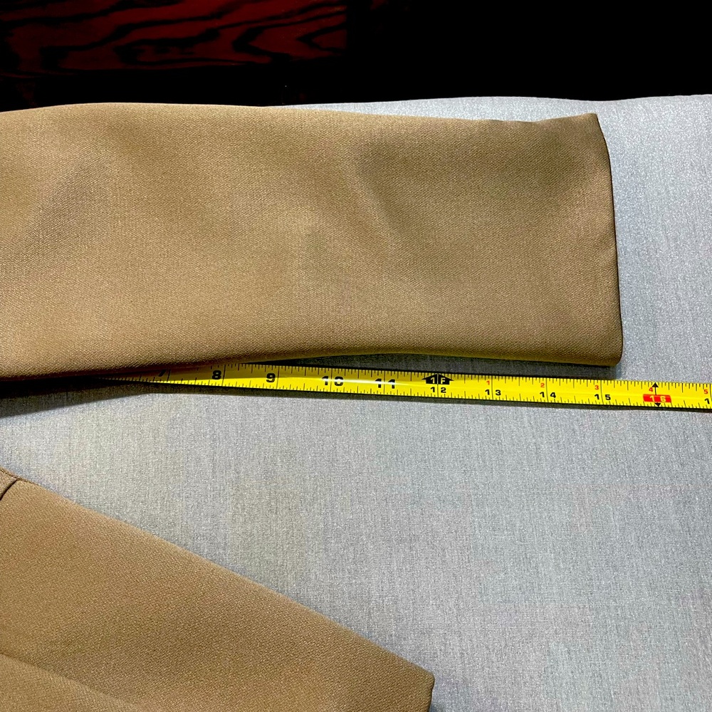 Kasper Womens Tan Single Breasted Blazer 3 Piece Suit Sz 4P - Picture 5 of 10
